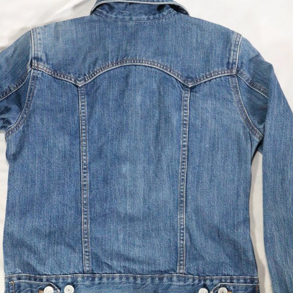 GAP Womens Blue Jean Jacket Sz SMALL US Women - Picture 6 of 14